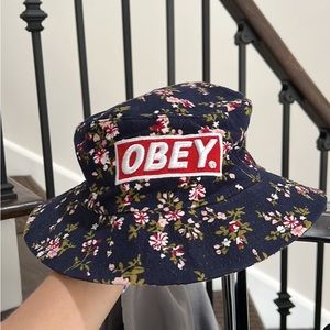 Obey Flower Bucket Hat